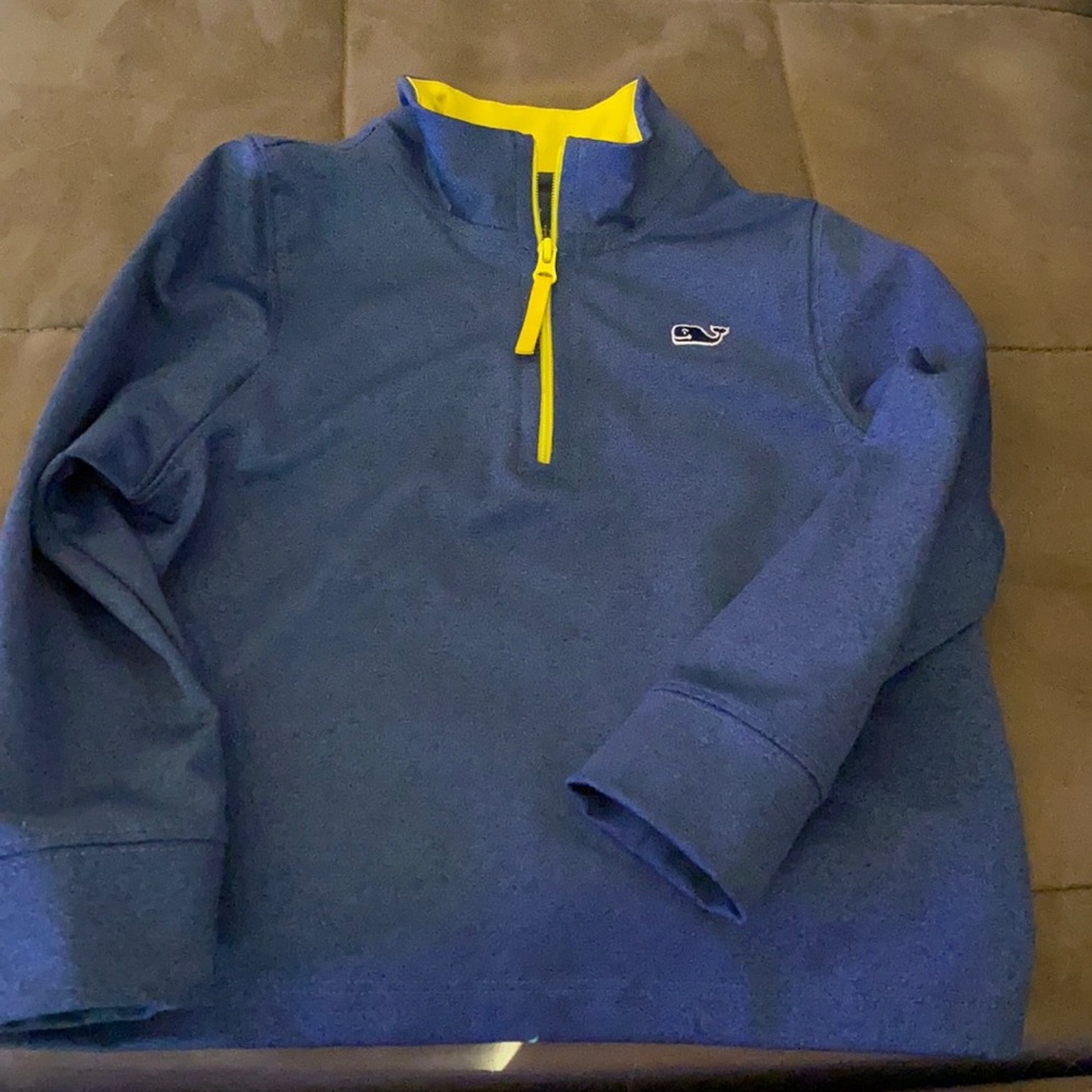 Vineyard Vines pullover with zipper, size 2T